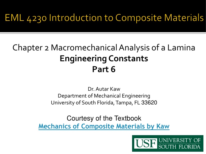 chapter 2 macromechanicalanalysis of a lamina n.w