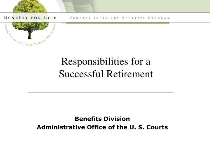 responsibilities for a successful retirement n.w