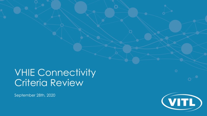 vhie connectivity criteria review n.w