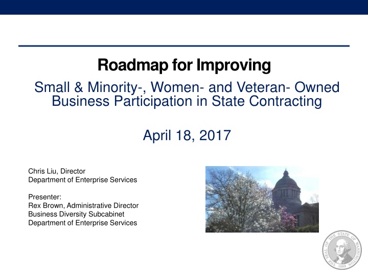 Roadmap for Improving Small & Minority-Owned Business Participation