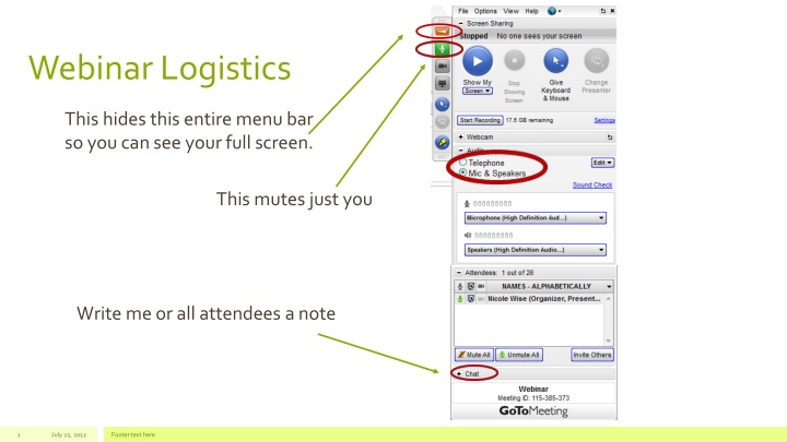 webinar logistics n.w