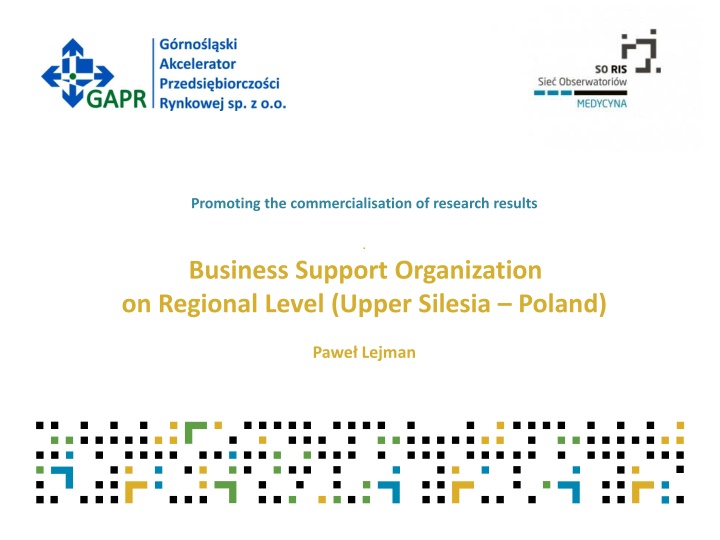 promoting the commercialisation of research n.w