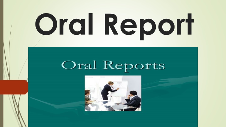 oral report n.w