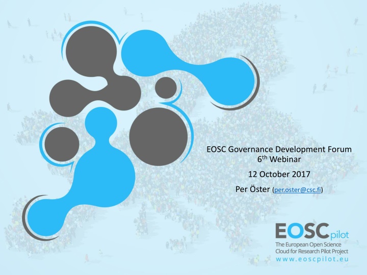 eosc governance development forum 6 th webinar n.w