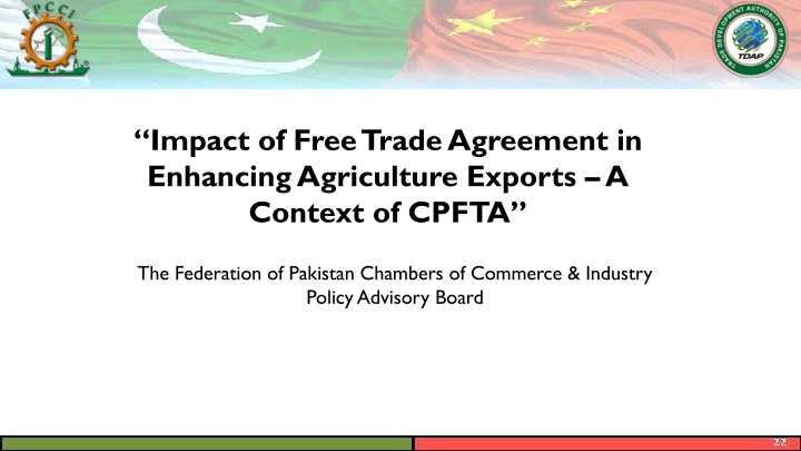 impact of free trade agreement in enhancing n.w