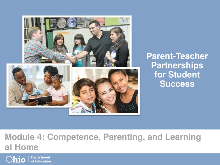 Parent-Teacher Partnerships for Student Success: Competence, Parenting, and Learning