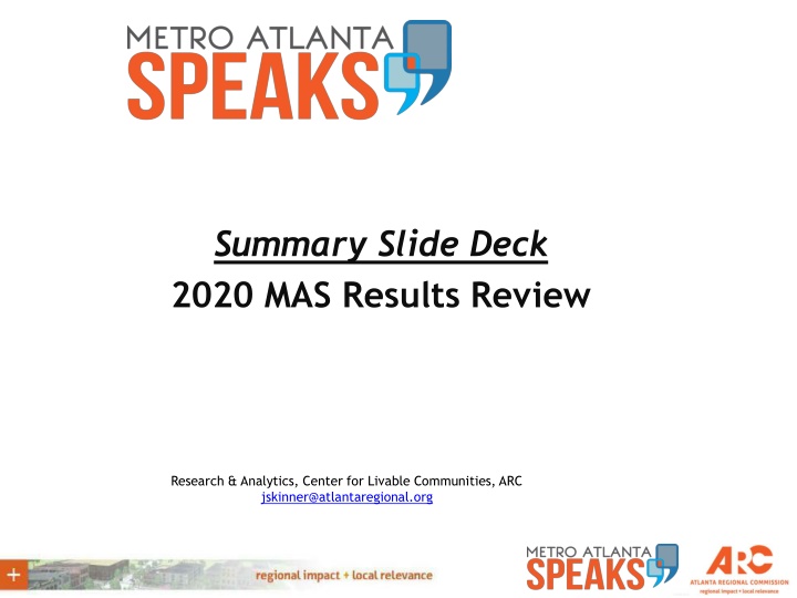 summary slide deck 2020 mas results review n.w