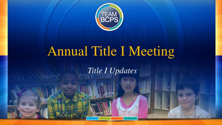 annual title i meeting n.w