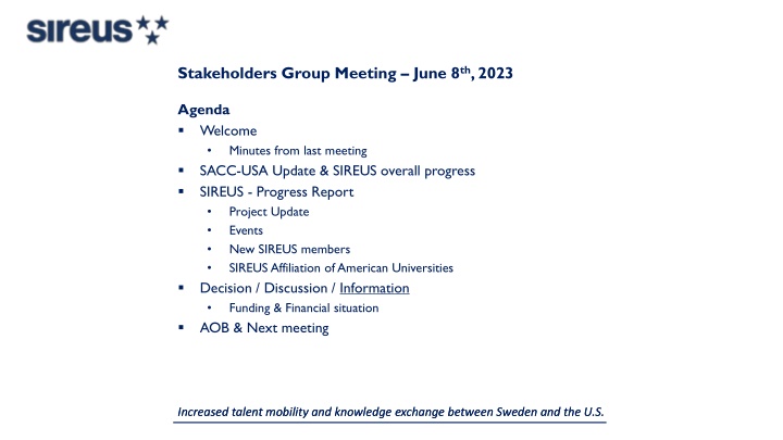 stakeholders group meeting june 8 th 2023 n.w