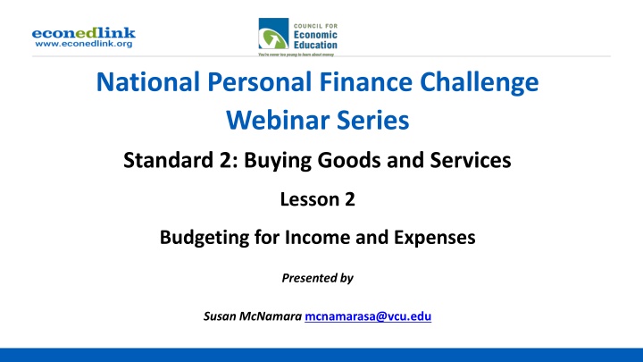 national personal finance challenge webinar series n.w