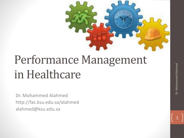 performance management in healthcare n.w