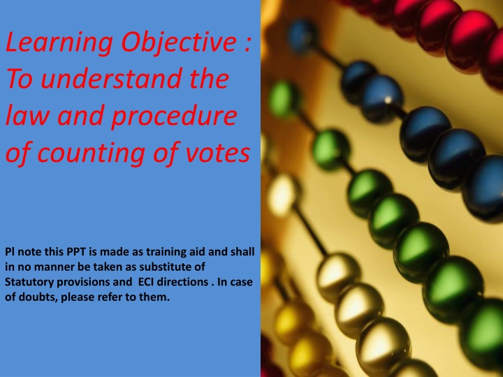 learning objective to understand n.w