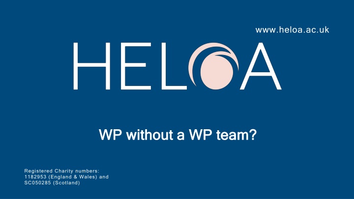 www heloa ac uk n.w