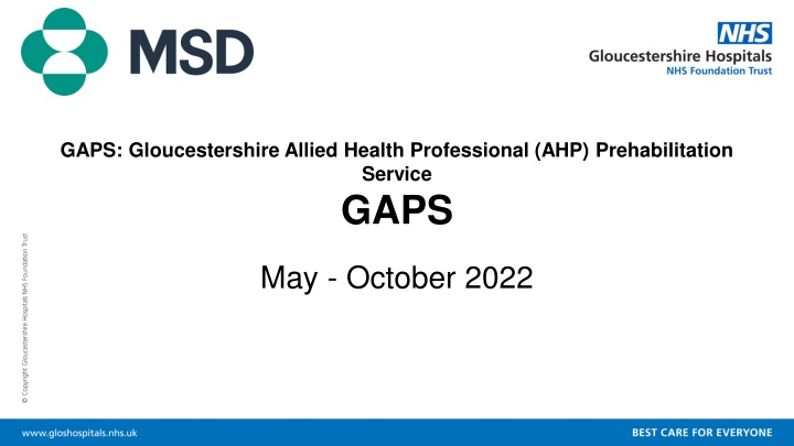 gaps gloucestershire allied health professional n.w