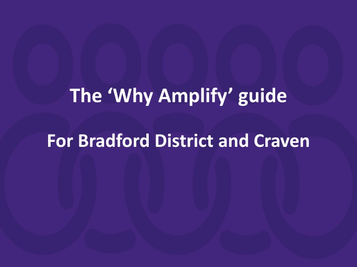 the why amplify guide n.w