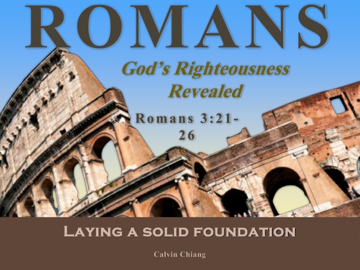 romans god s righteousness revealed n.w