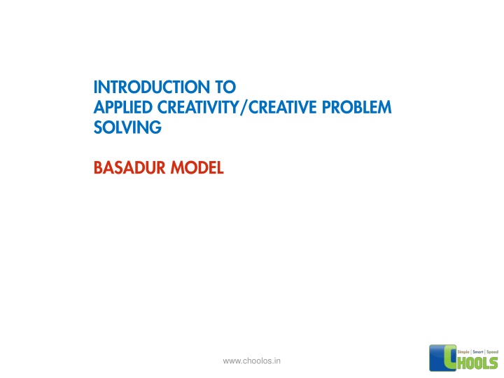 introduction to applied creativity creative n.w