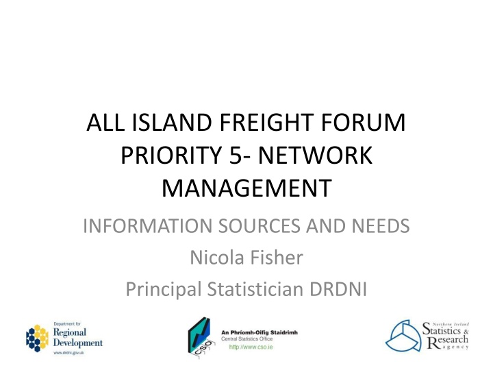 all island freight forum priority 5 network n.w