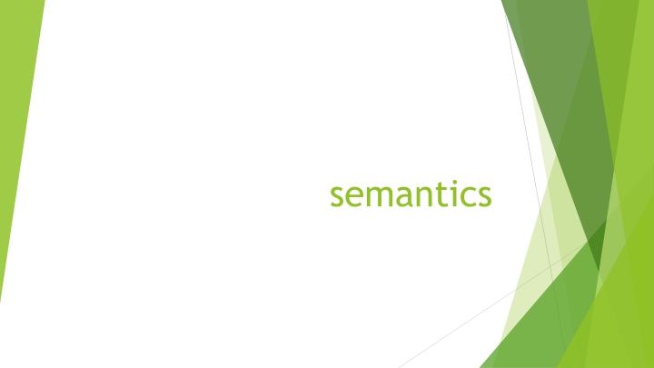 semantics n.w
