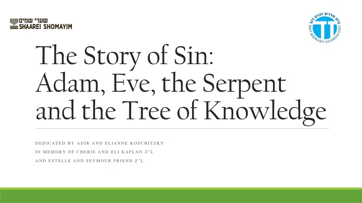 the story of sin adam eve the serpent n.w