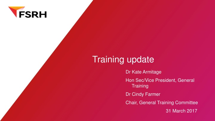training update n.w