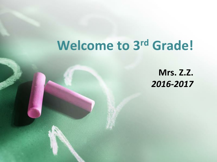 welcome to 3 rd grade n.w