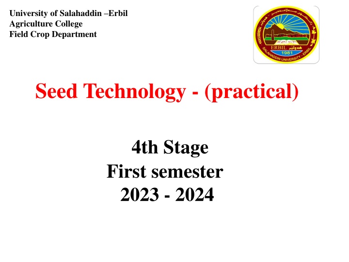 university of salahaddin erbil agriculture n.w
