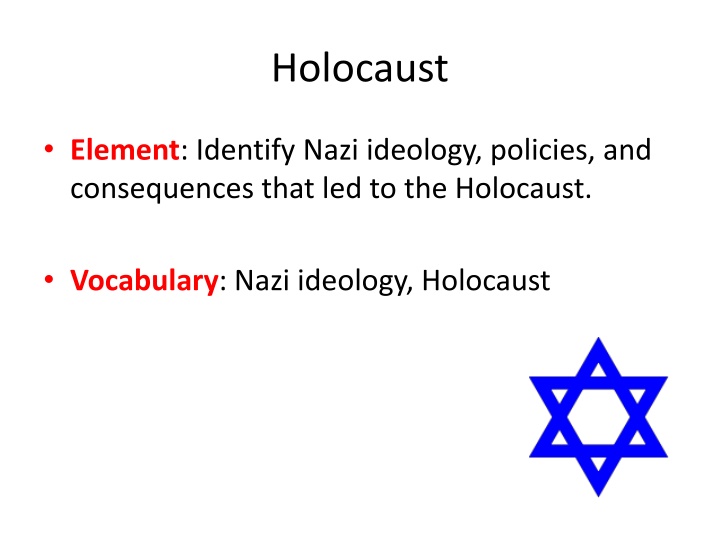 holocaust n.w