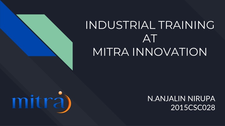 industrial training at mitra innovation n.w