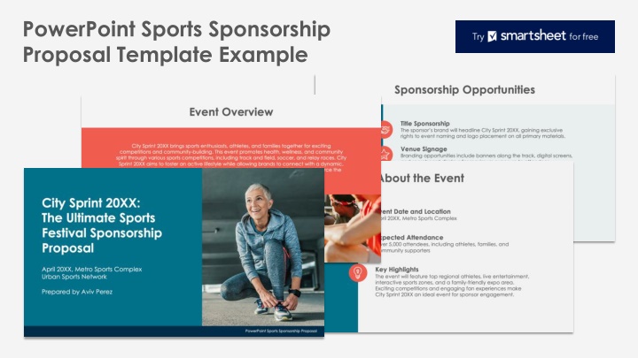 powerpoint sports sponsorship proposal template n.w