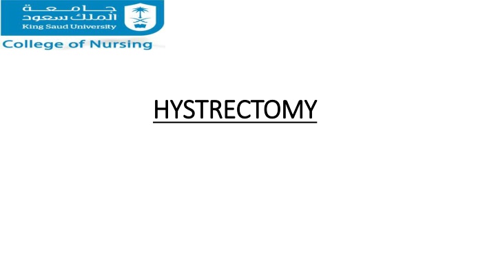 hystrectomy hystrectomy n.w