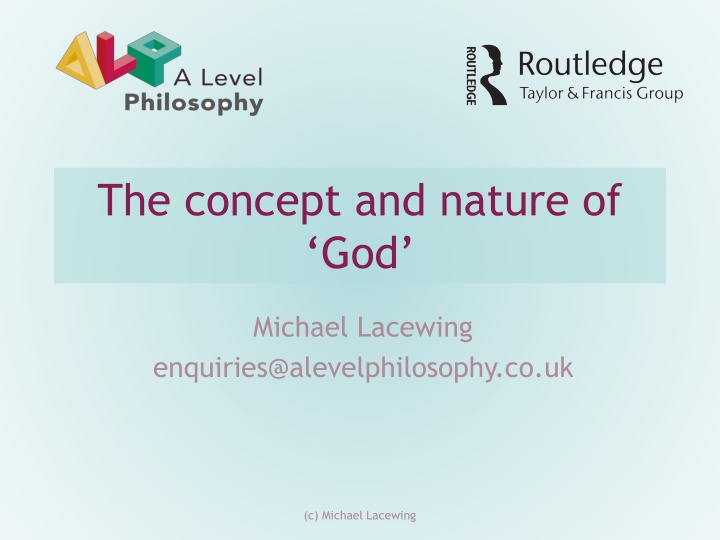 the concept and nature of god n.w