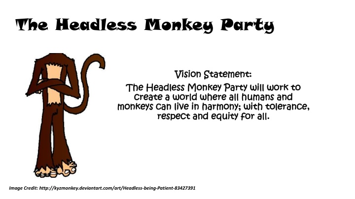 the headless monkey party n.w