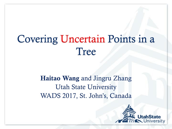 covering uncertain points in a tree n.w