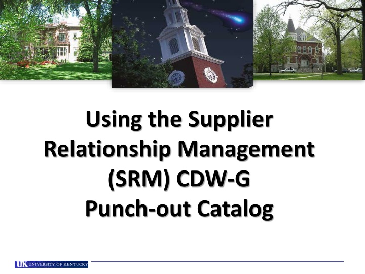 using the supplier relationship management n.w