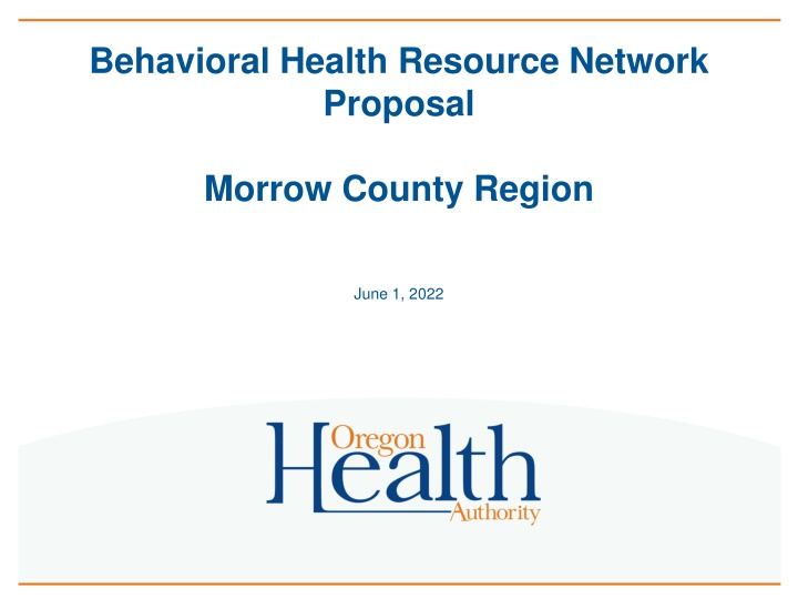 behavioral health resource network proposal n.w