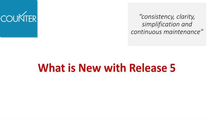 consistency clarity simplification and continuous n.w