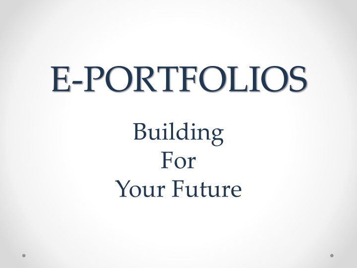e portfolios n.w