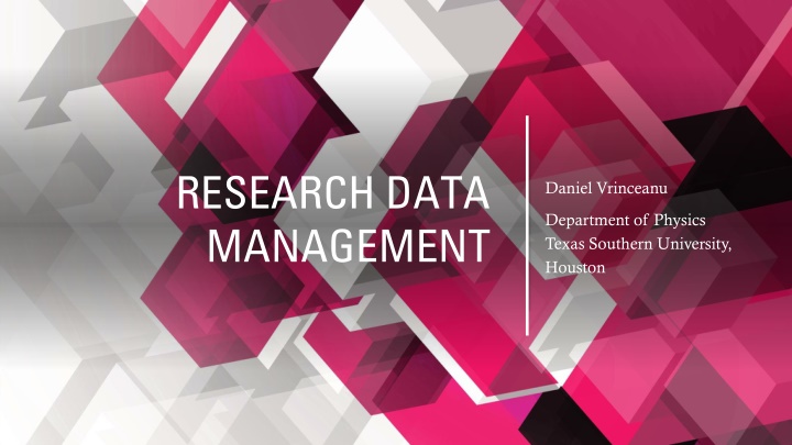 research data management n.w