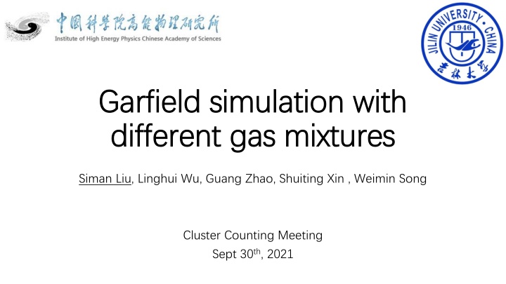 garfield simulation with garfield simulation with n.w