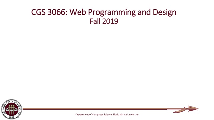cgs 3066 web programming and design cgs 3066 n.w