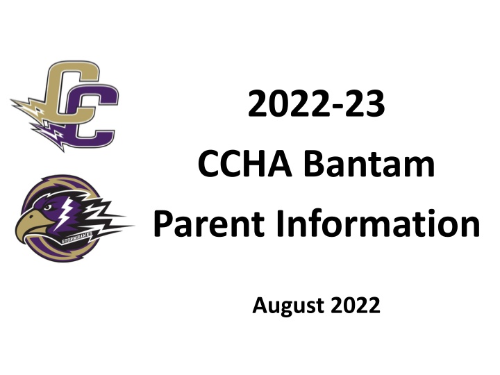 2022 23 ccha bantam parent information n.w