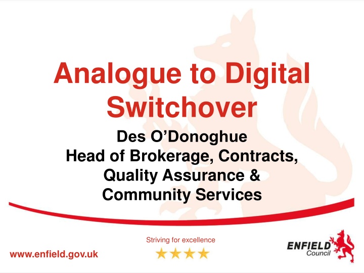 Analogue to Digital Switchover by Des O'Donoghue