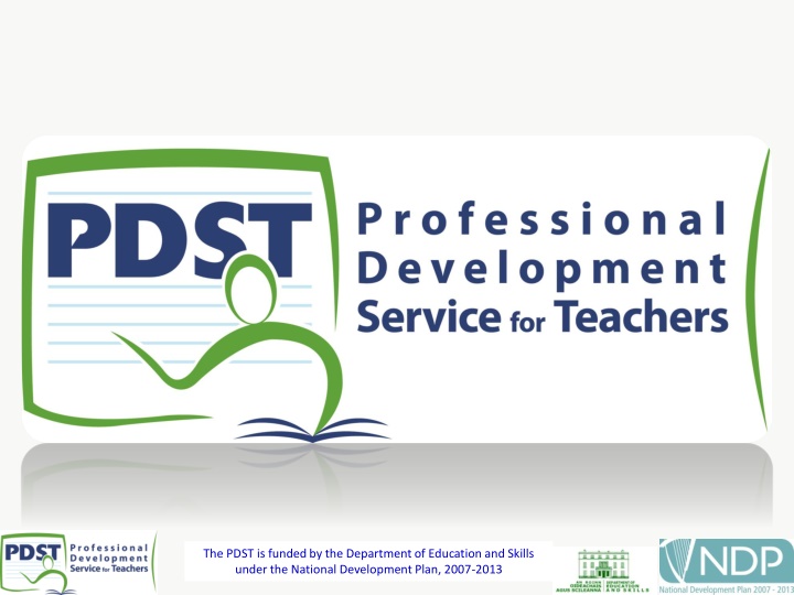 the pdst is funded by the department of education n.w