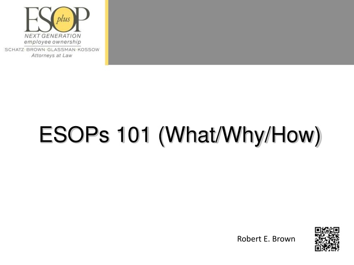 esops 101 what why how n.w