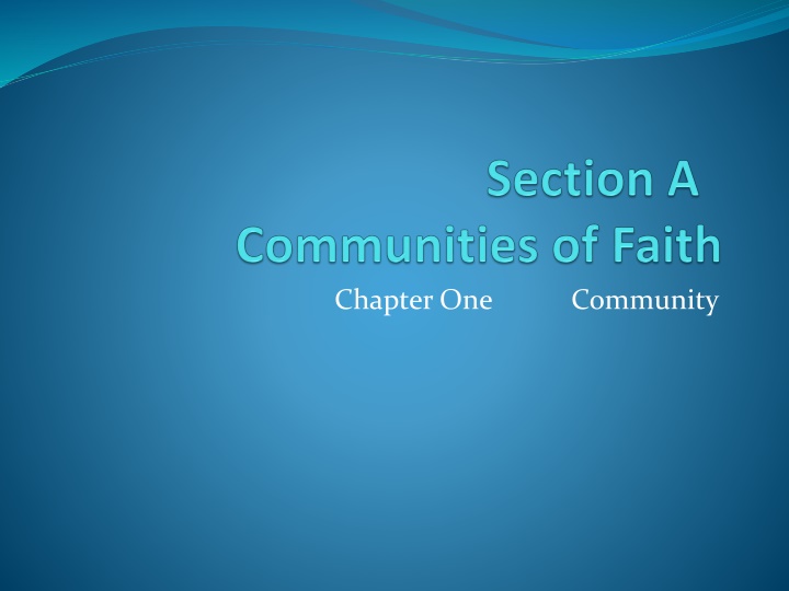 chapter one n.w