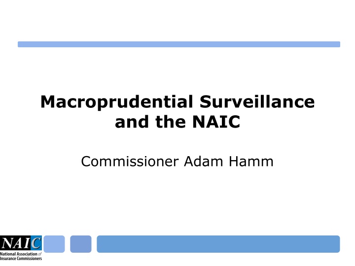 macroprudential surveillance and the naic n.w