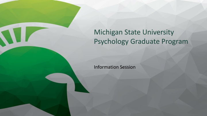 michigan state university psychology graduate n.w