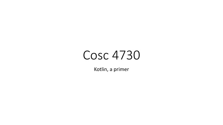 cosc 4730 n.w