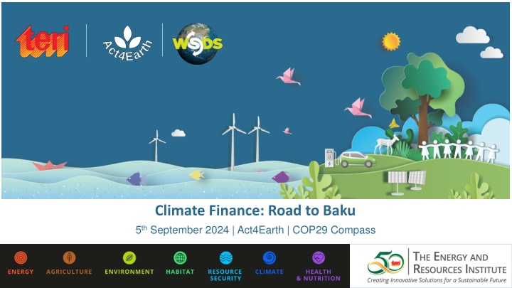climate finance road to baku 5 th september 2024 n.w